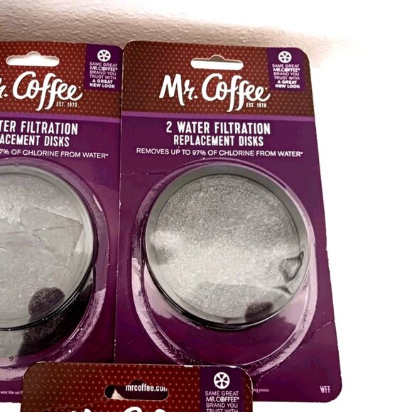 Mr. Coffee Replacement Water Filter Disc Lot Of 3 -SIX Filters Total-New - Picture 6 of 6